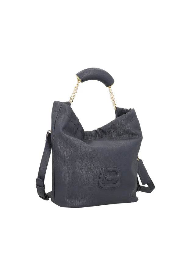 SECCHIELLO IN PELLE BLU