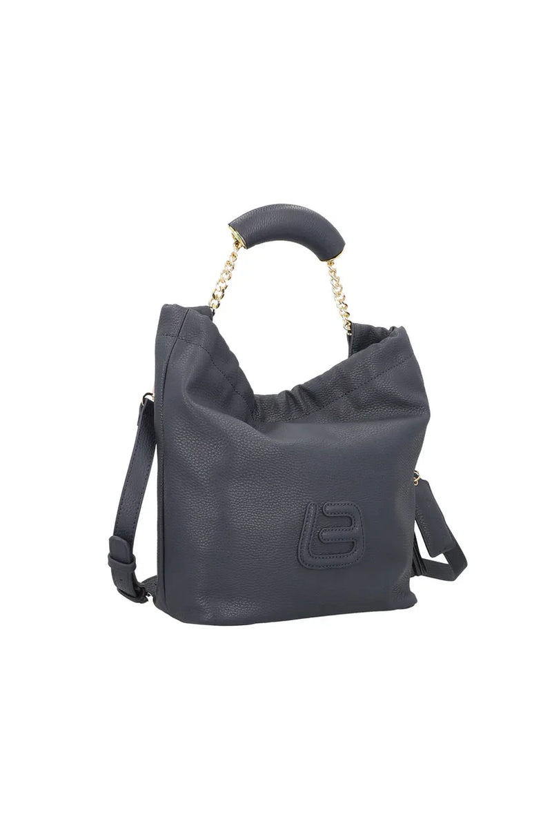 SECCHIELLO IN PELLE BLU