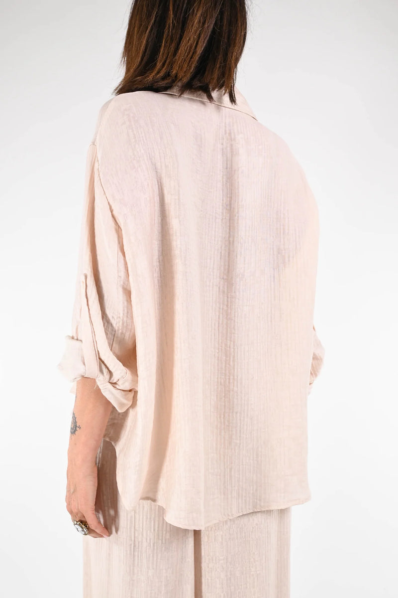 - CAMICIA VISCOSA FLUIDA ART.CMI-N200 - SABBIA