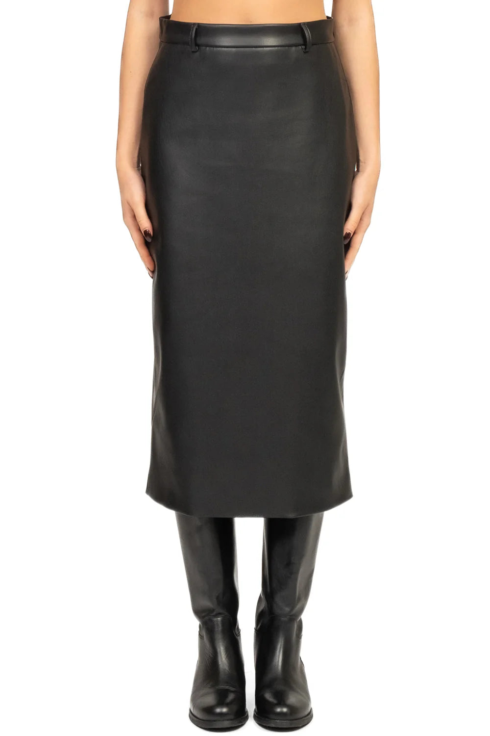 Vicolo - Gonna longuette ecopelle Art. TF1621