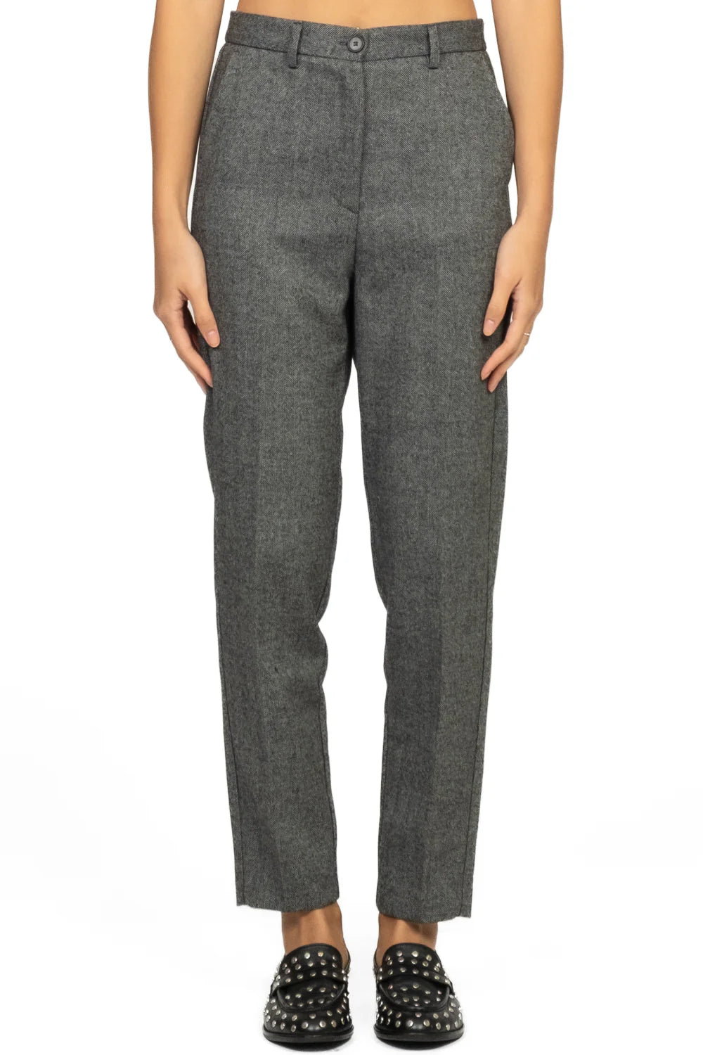 Vicolo - Pantalone sigaretta spigato Art. TF2096