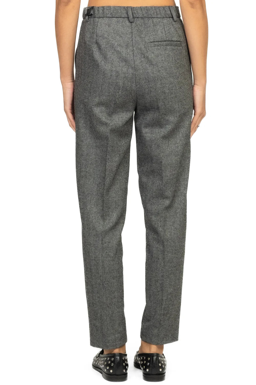 Vicolo - Pantalone sigaretta spigato Art. TF2096