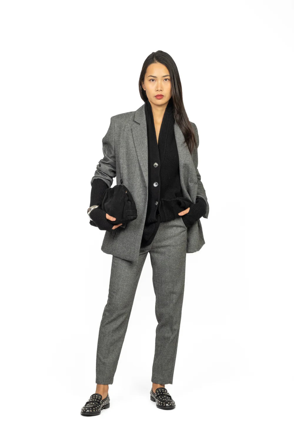 Vicolo - Pantalone sigaretta spigato Art. TF2096