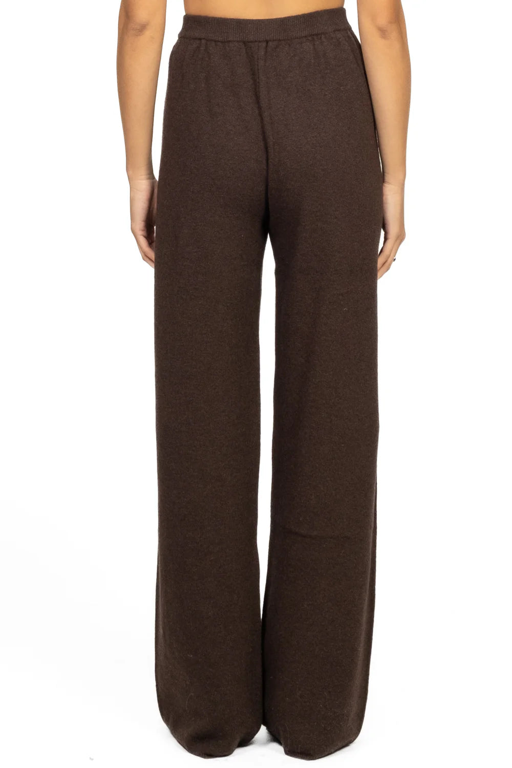 Vicolo - Pantalone in maglia a palazzo Art. 22107F MORO