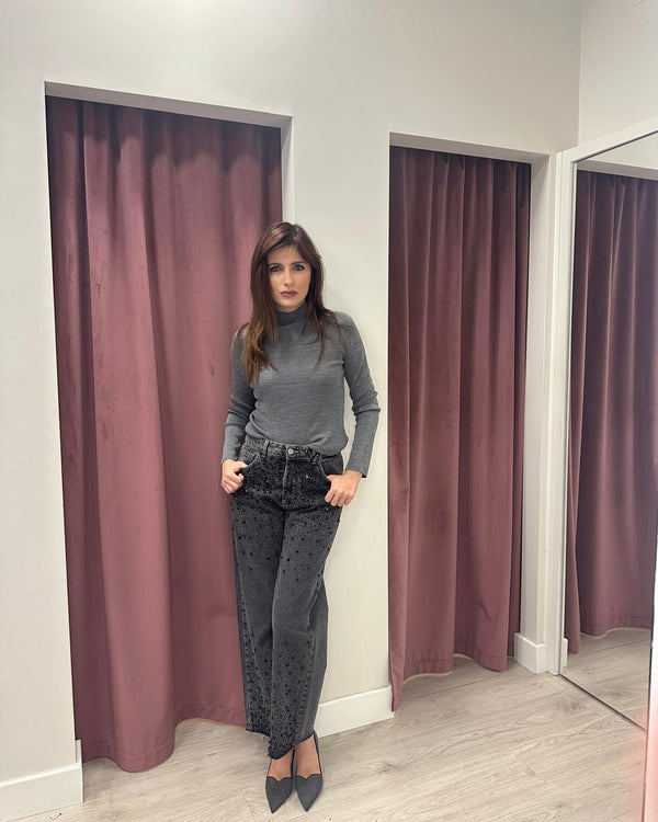 JEANS NERO PGZ-P109