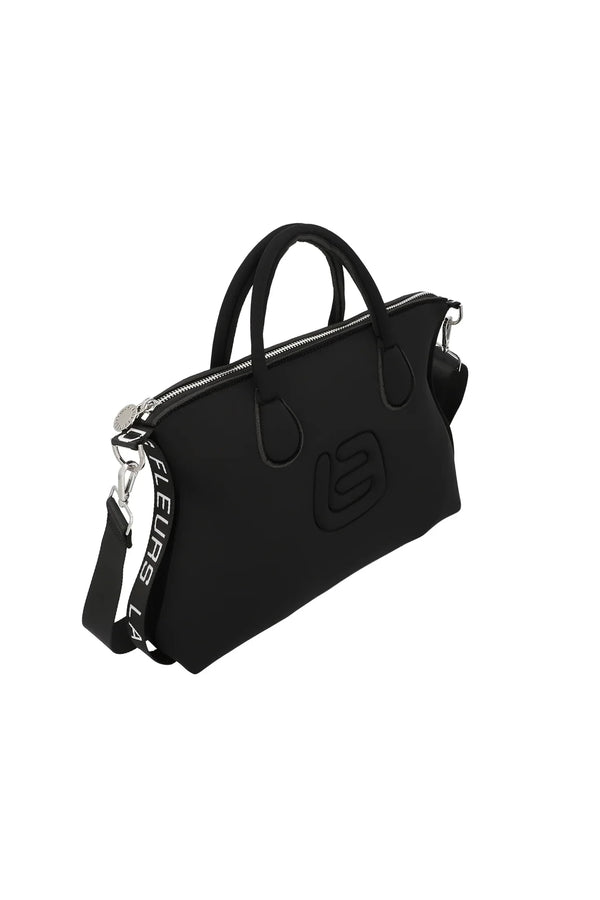 Borsa Caracas Med Tekno Fabric - Borse - La Fille Des Fleurs NERA