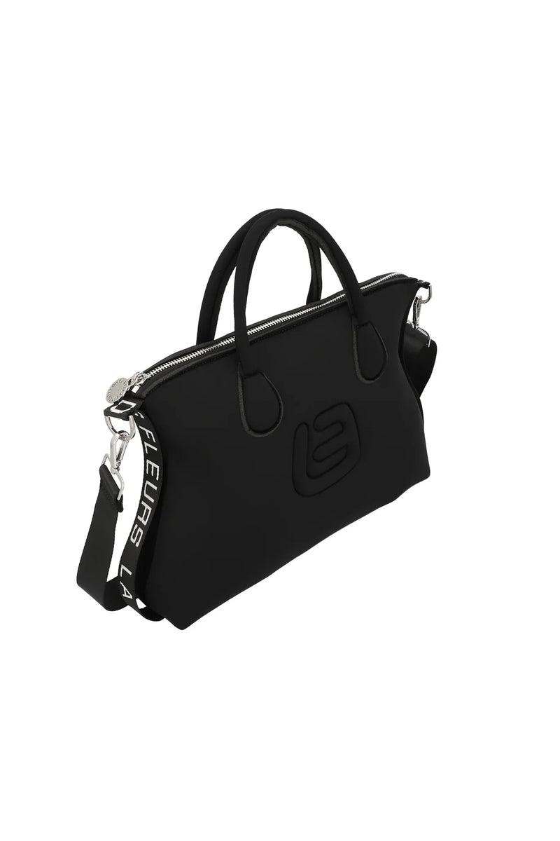 Borsa Caracas Med Tekno Fabric - Borse - La Fille Des Fleurs NERA