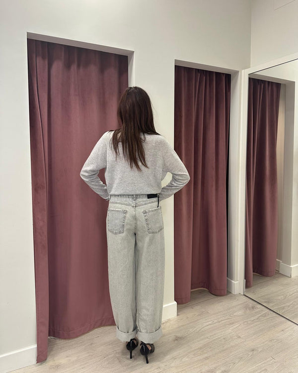 Jeans Grigio Stile e Comfort DF5139