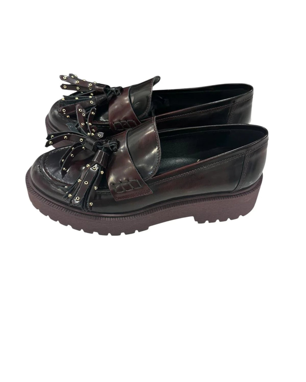 Mocassino In Pelle Abrasivata SO730 BORDEAUX