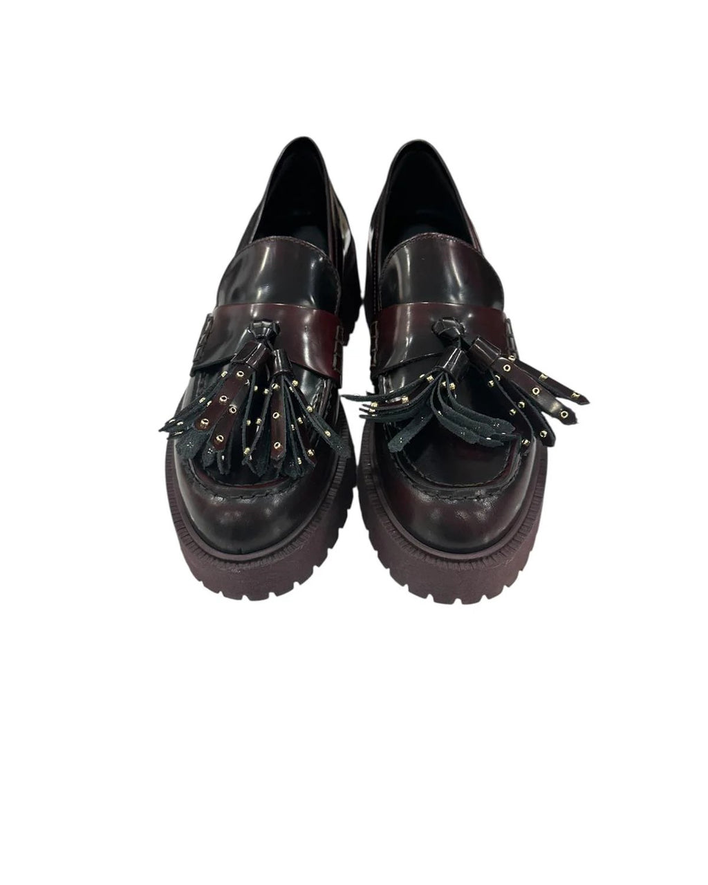 Mocassino In Pelle Abrasivata SO730 BORDEAUX