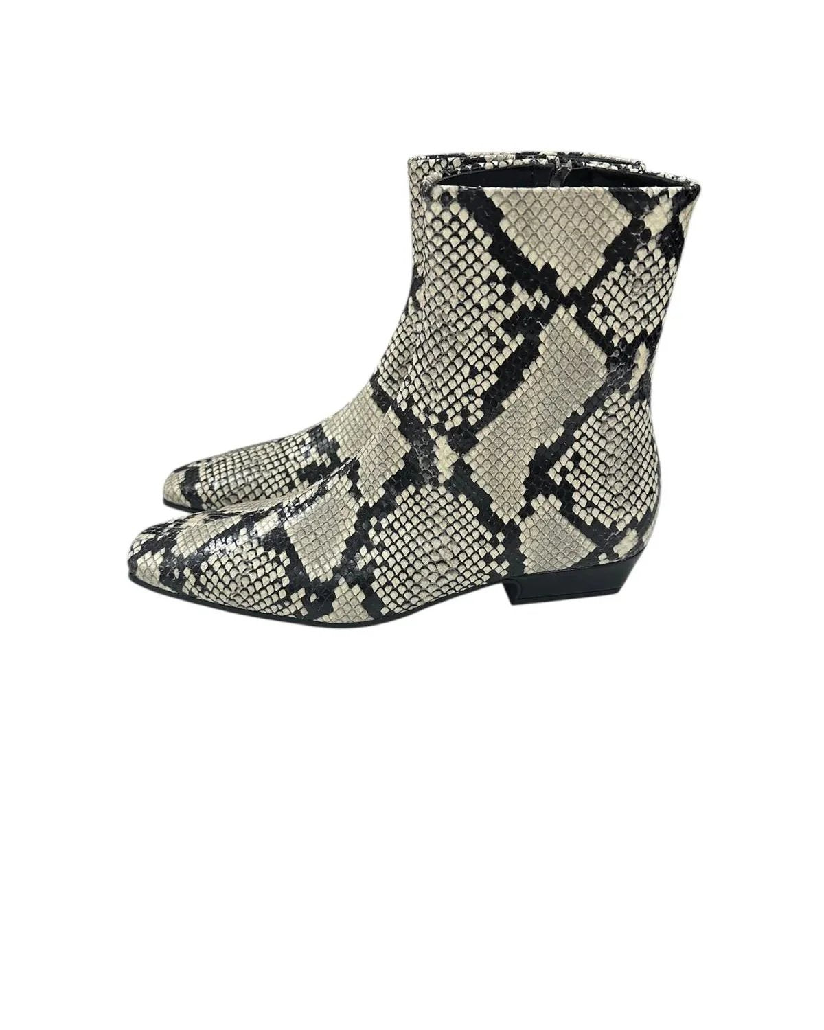 Tronchetto in pelle di pitone AC309