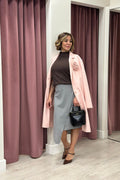 Cappotto Ovetto Rosa con Fiore  TAB0002