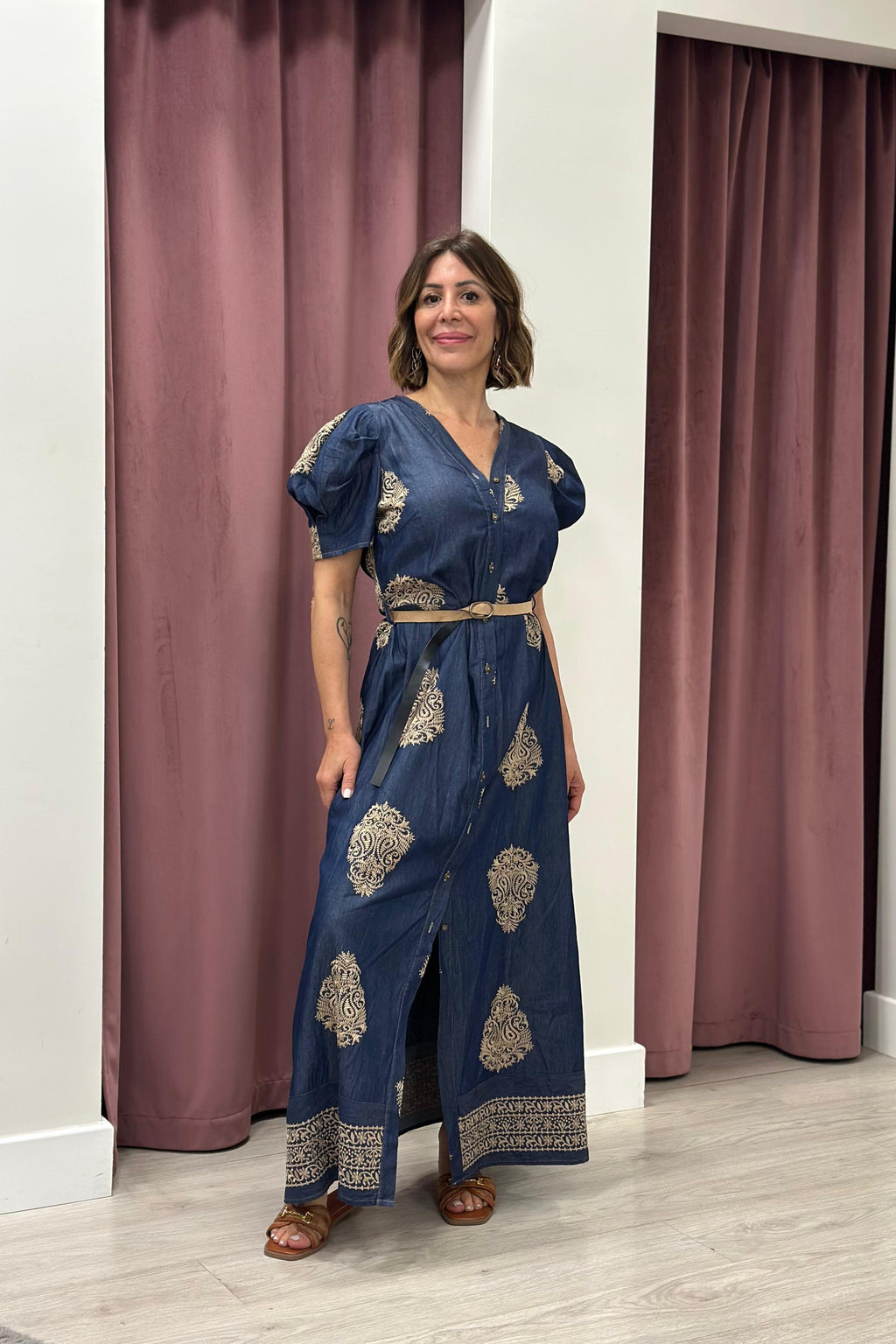 ABITO TENSIONE IN IN CHAMBRAY TES26AG54