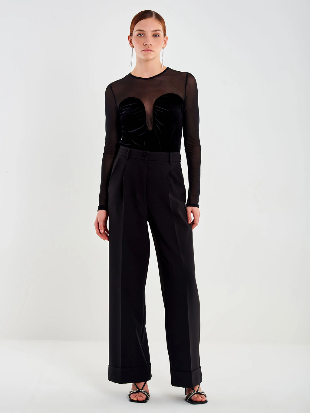 Pantalone Maxi Piega e RisvoltoTF0419