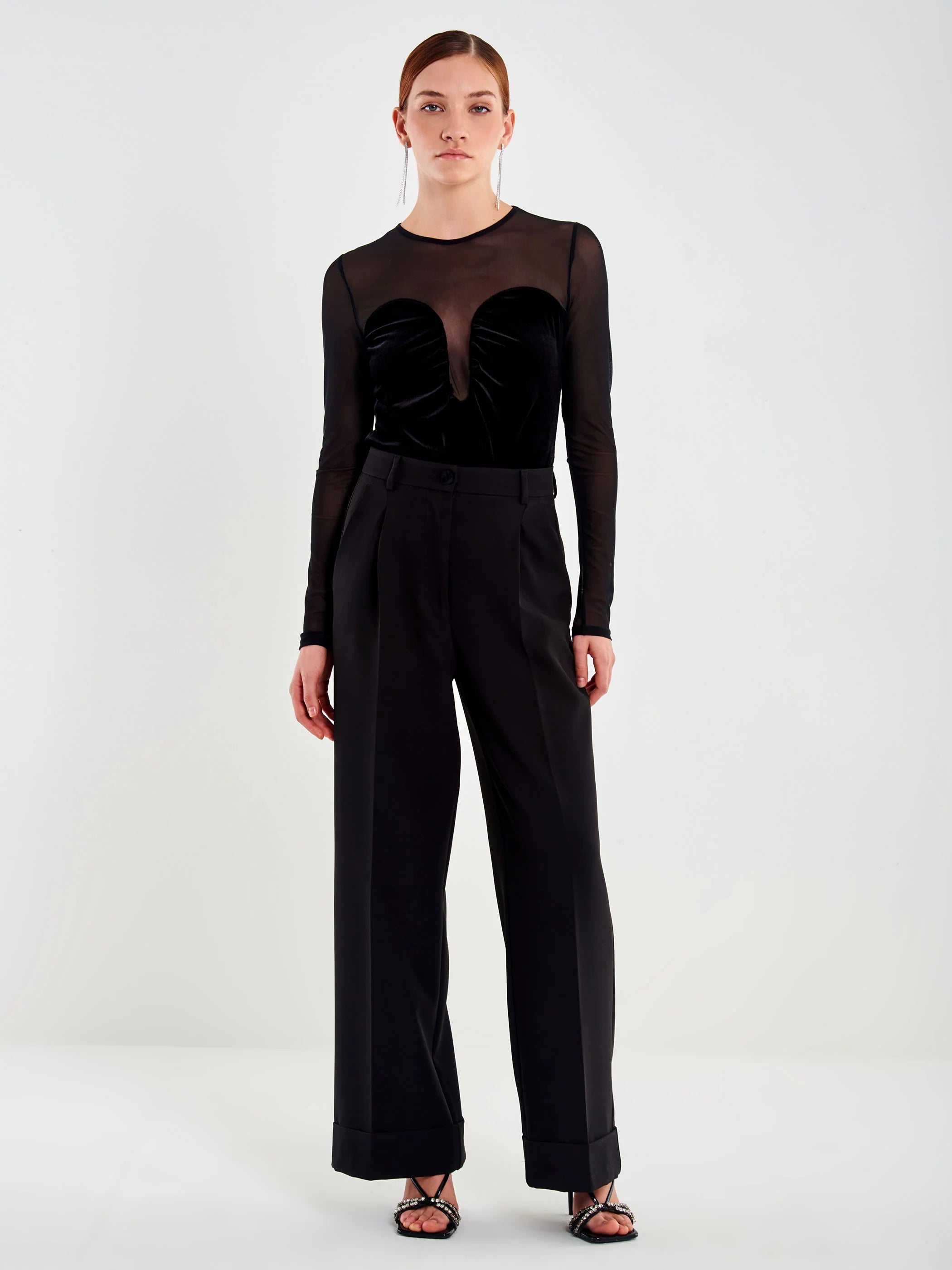 Pantalone Maxi Piega e RisvoltoTF0419