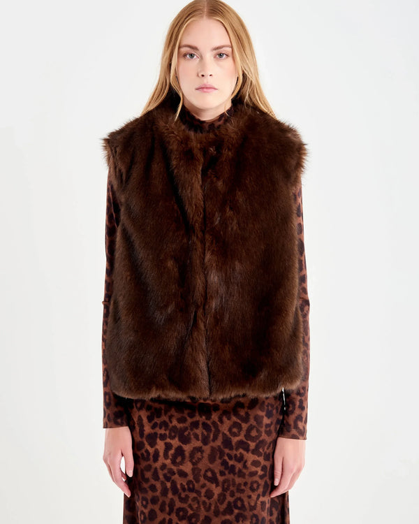 Gilet in Ecopelliccia TF1134