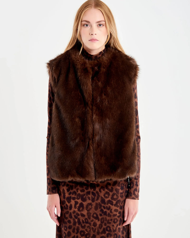 Gilet in Ecopelliccia TF1134