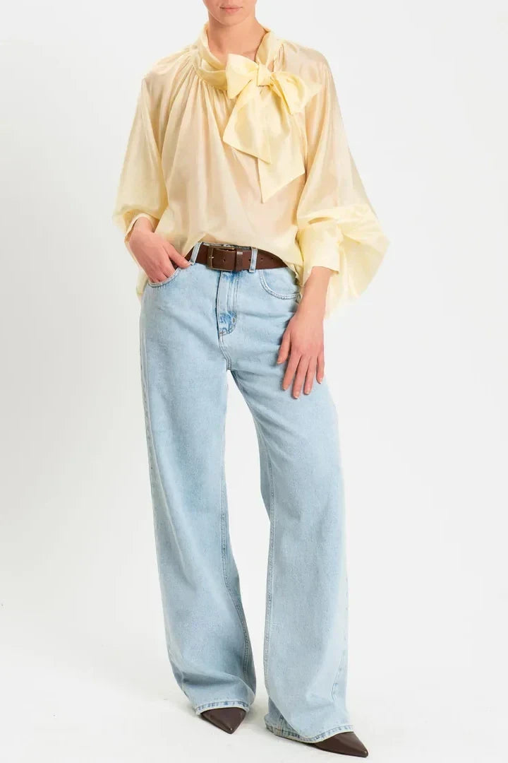 Blusa gialla da donna TAB0210 GIALLA