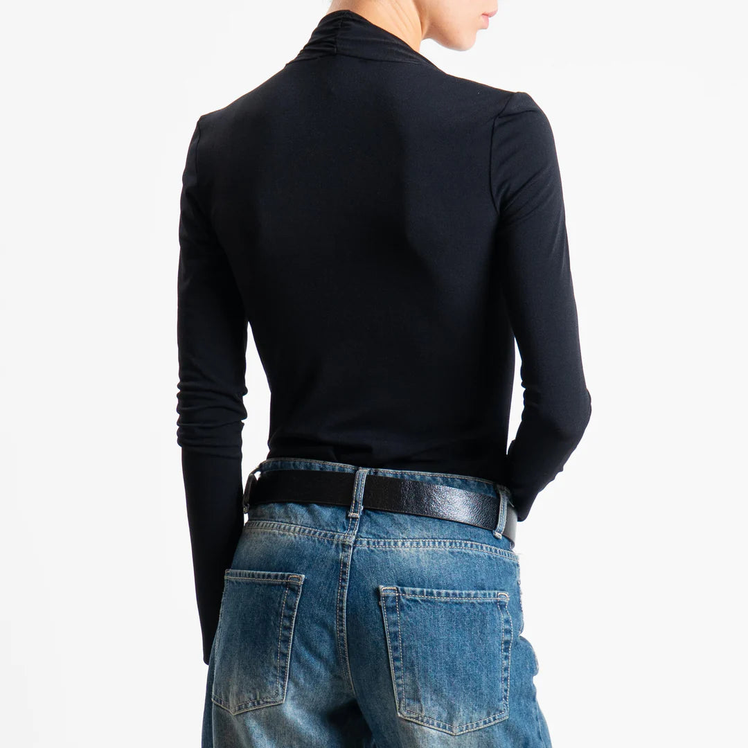 Body con Scollo Asimmetrico UF0021