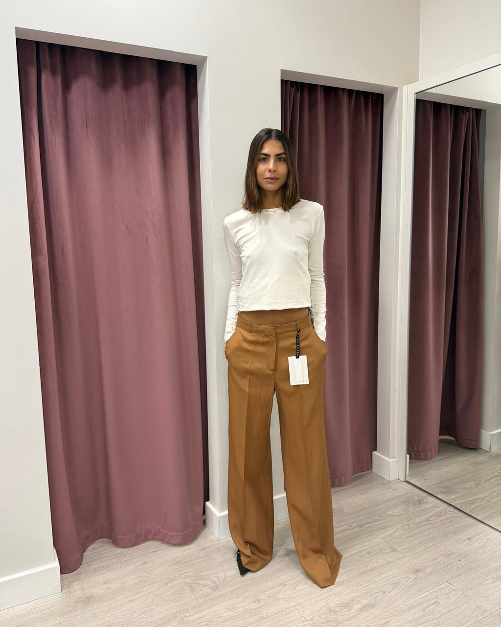 Pantalone palazzo miele – Have OnePCB Q065