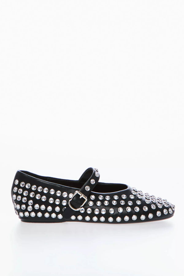 Mary Jane In Pelle Con Strass LOUISE