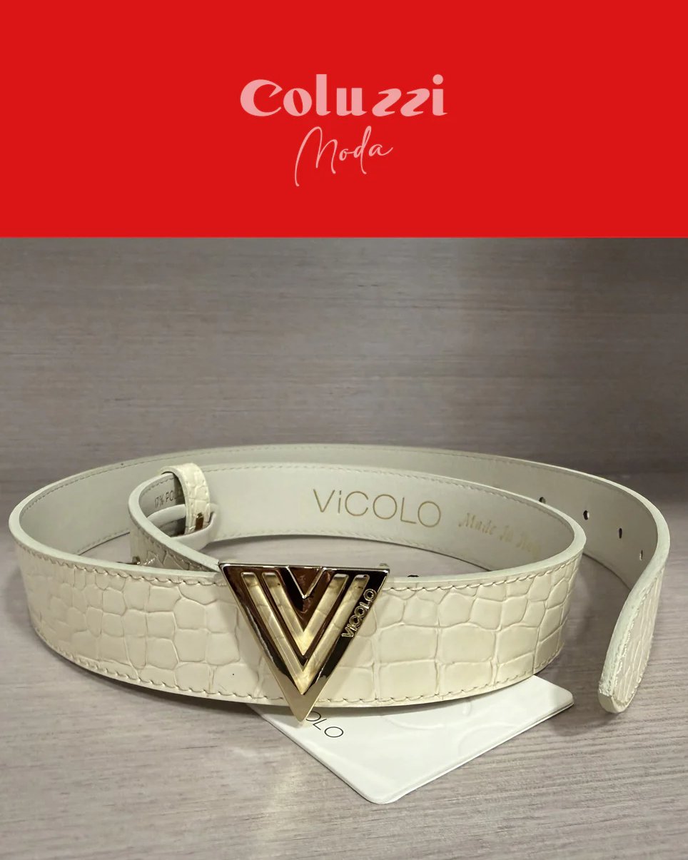 Cintura “V” cocco - Vicolo bianca
