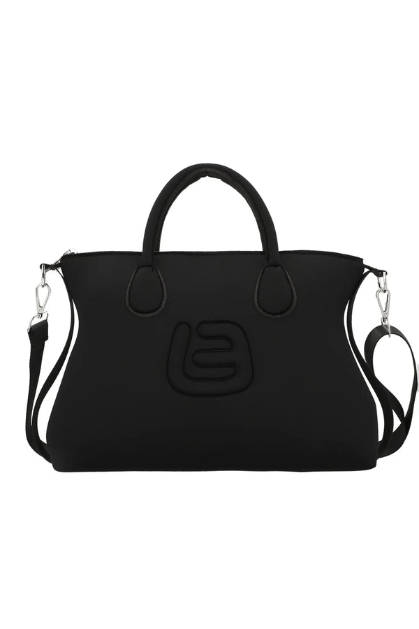 Borsa Caracas Med Tekno Fabric - Borse - La Fille Des Fleurs NERA