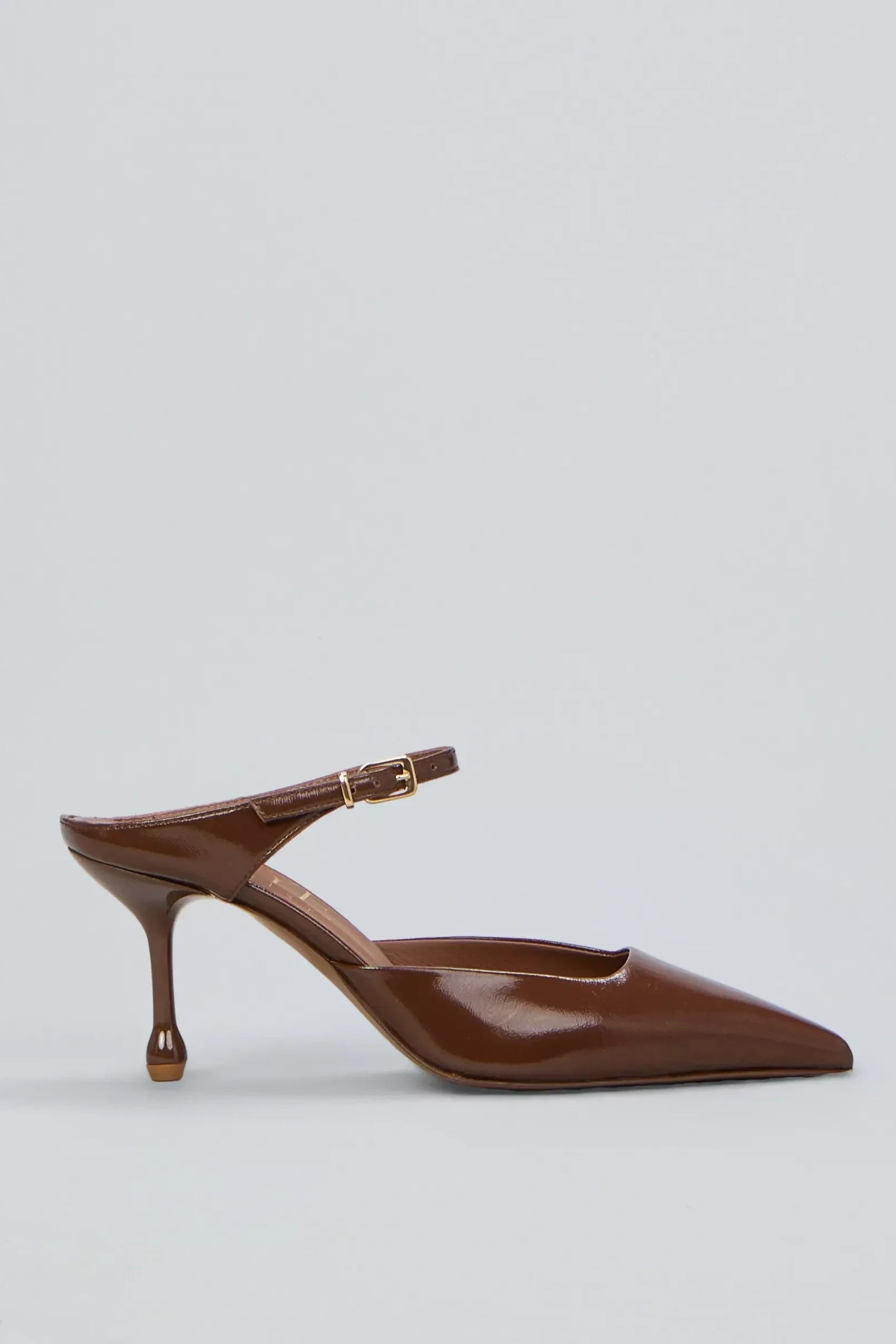Mules In Pelle Verlux