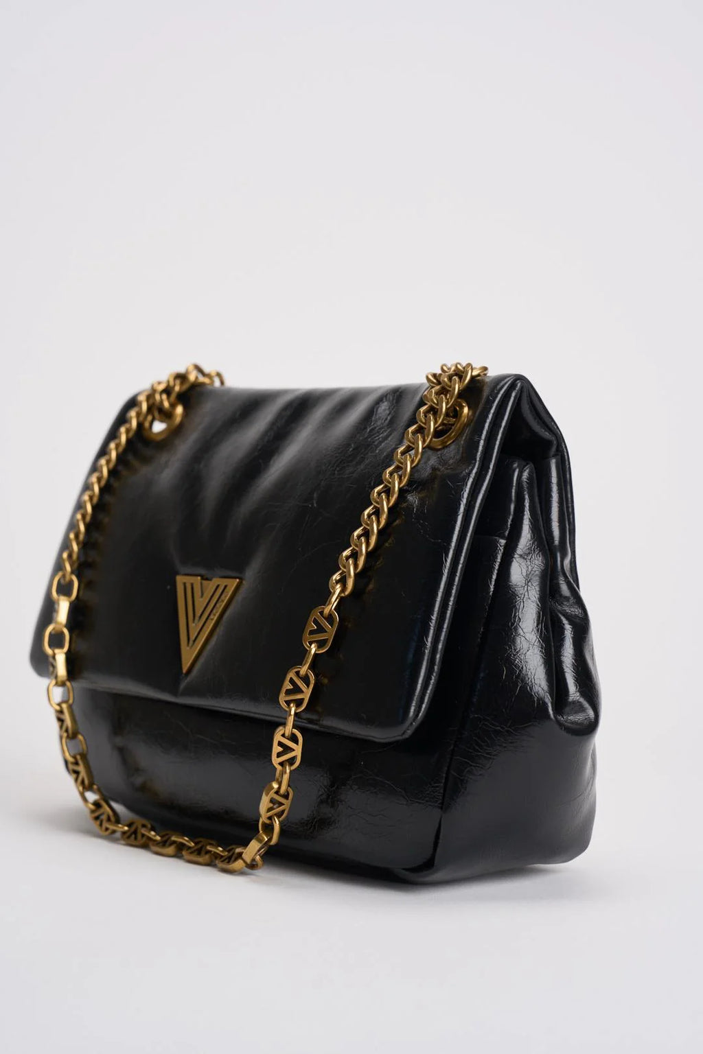 Borsa donna semilucida nera tracolla NERA VICOLO