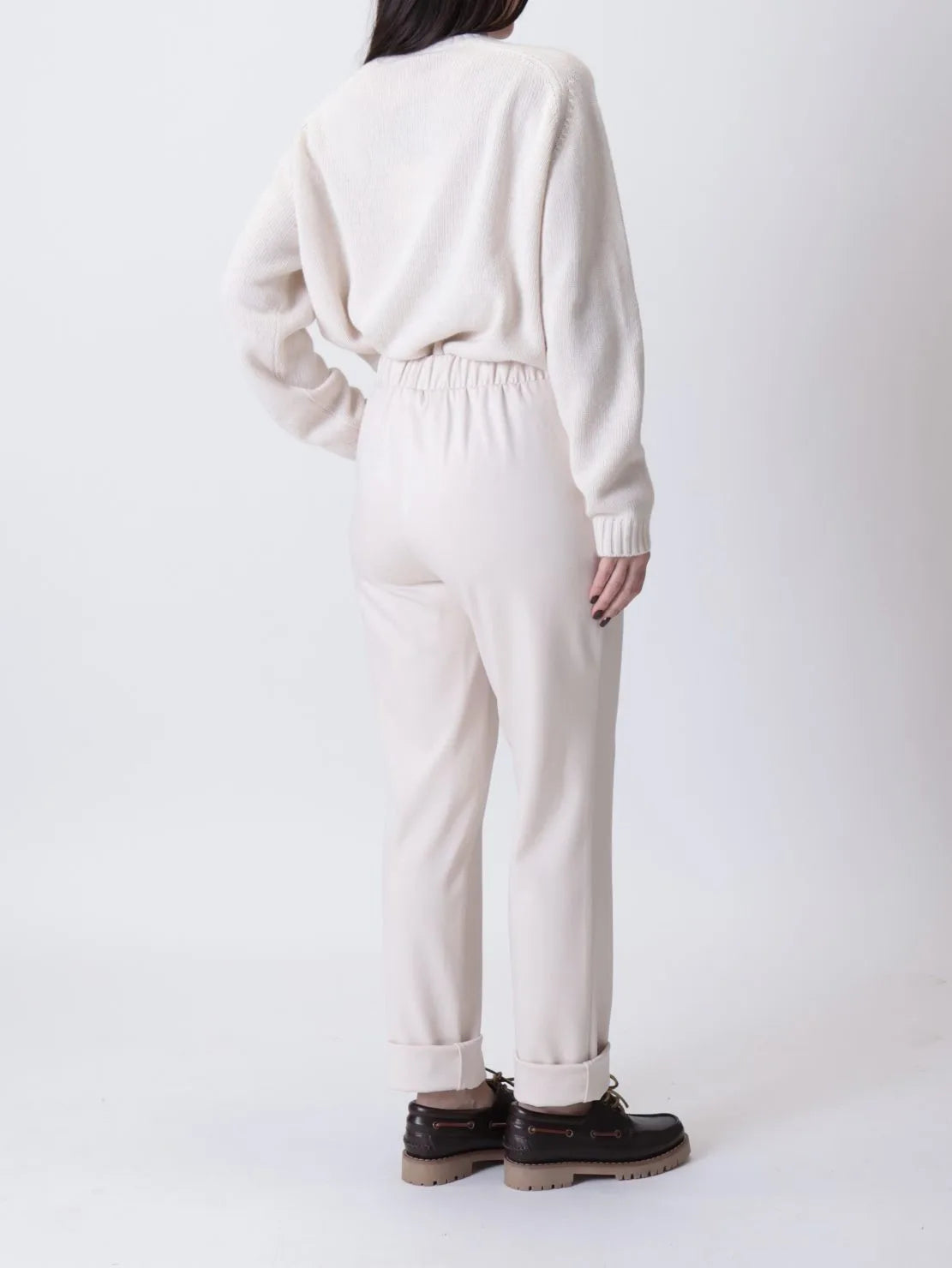 Pantalone classic panna TF2092