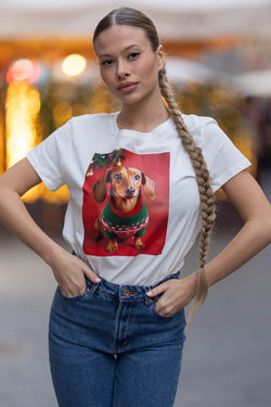 VICOLO TSHIRT DOG XMAS